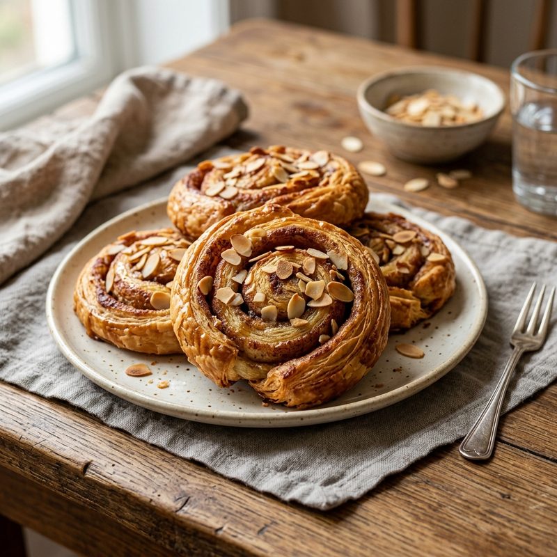 Cinnamon Almond Danish Rolls