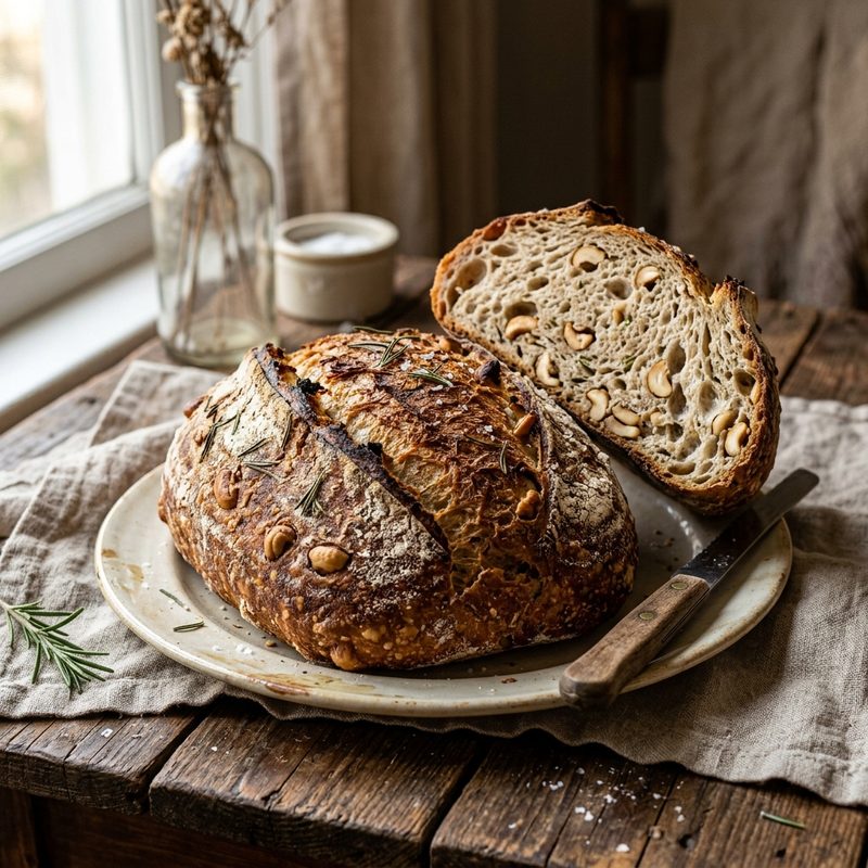 Sourdough Cashew Bread