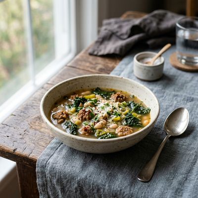 No-Fuss Sausage Soup