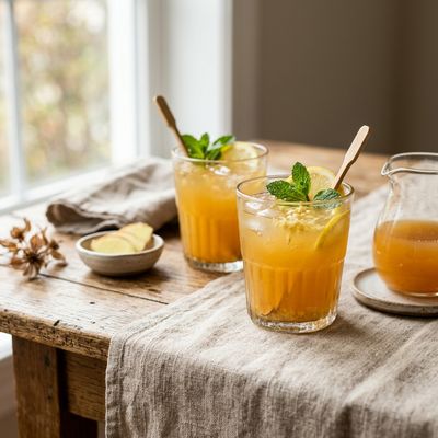 Ginger and Honey Switchel